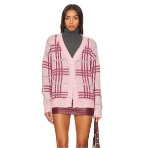 Lovers and Friends Damia Plaid Cardigan